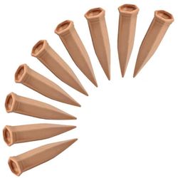 New Plant Watering Stakes10 Pack Automatic Plant Waterers for Vacations, Plant Watering Devices Terracotta Self Watering Spikes for Wine Bottles Grea