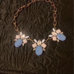 Baby Blue Statement Necklace