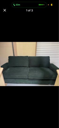 Need gone ASAP Green couch 200