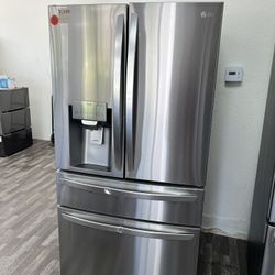 $1499 LG 4 Door French Door Fridge, Open Box, One Yr Warranty