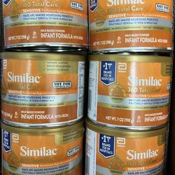 Similac total care sensitive 7oz cans sell or tarde for Enfamil/Similac 12oz cans