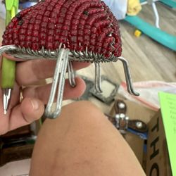 Handmade Beaded Lady Bug