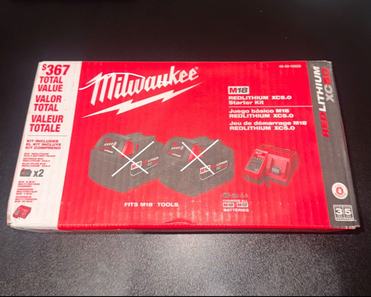 MILWAUKEE M18/M12 CHARGER ONLY
