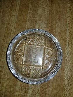 Vintage Galway Crystal Drink Coaster- Ireland