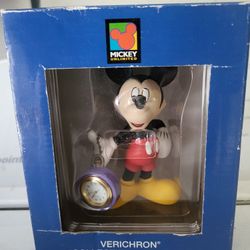 Verichron Mickey Mouse Unlimited Figurine Watch Disney In Box