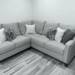 Grey Sectional Couch 