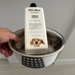 Dog Feeding Water Bowl And Shampoo