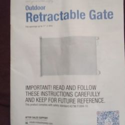 Retractable Gate/ Pet