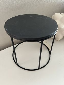 Real Marble Metal Stand 