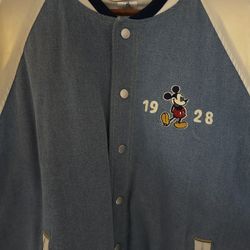 Original Denim Mickey Varsity Jacket 