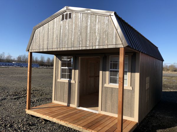 Storage Shed- 12x20 Lofted Barn w/Porch for Sale in Lacey 