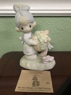 Be not weary in well doing precious moments