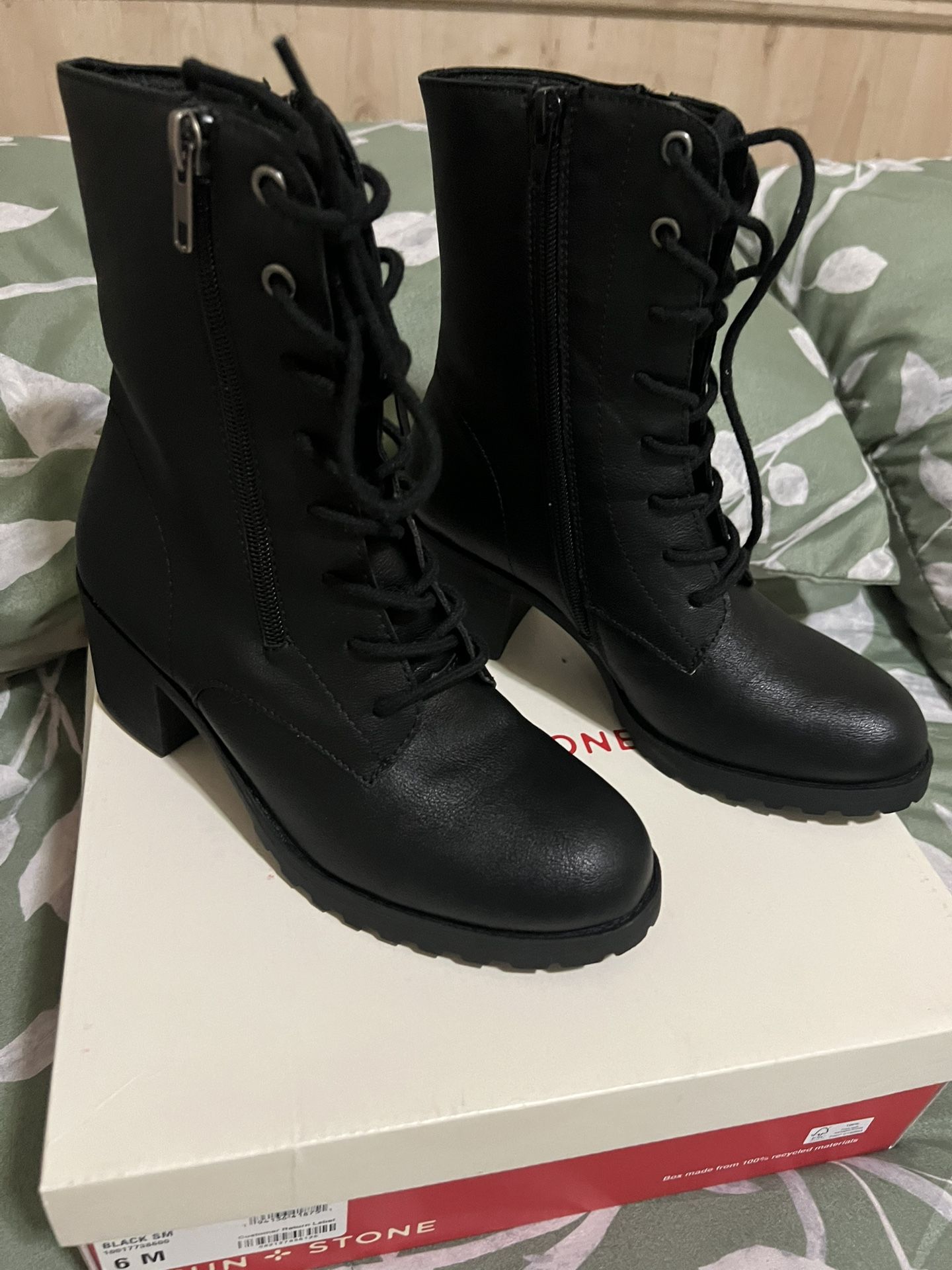 NEW. Style & Co. Black Boots. Size 6 