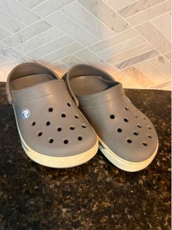CROCS Kids Classic Charcoal Gray Clogs Size J2