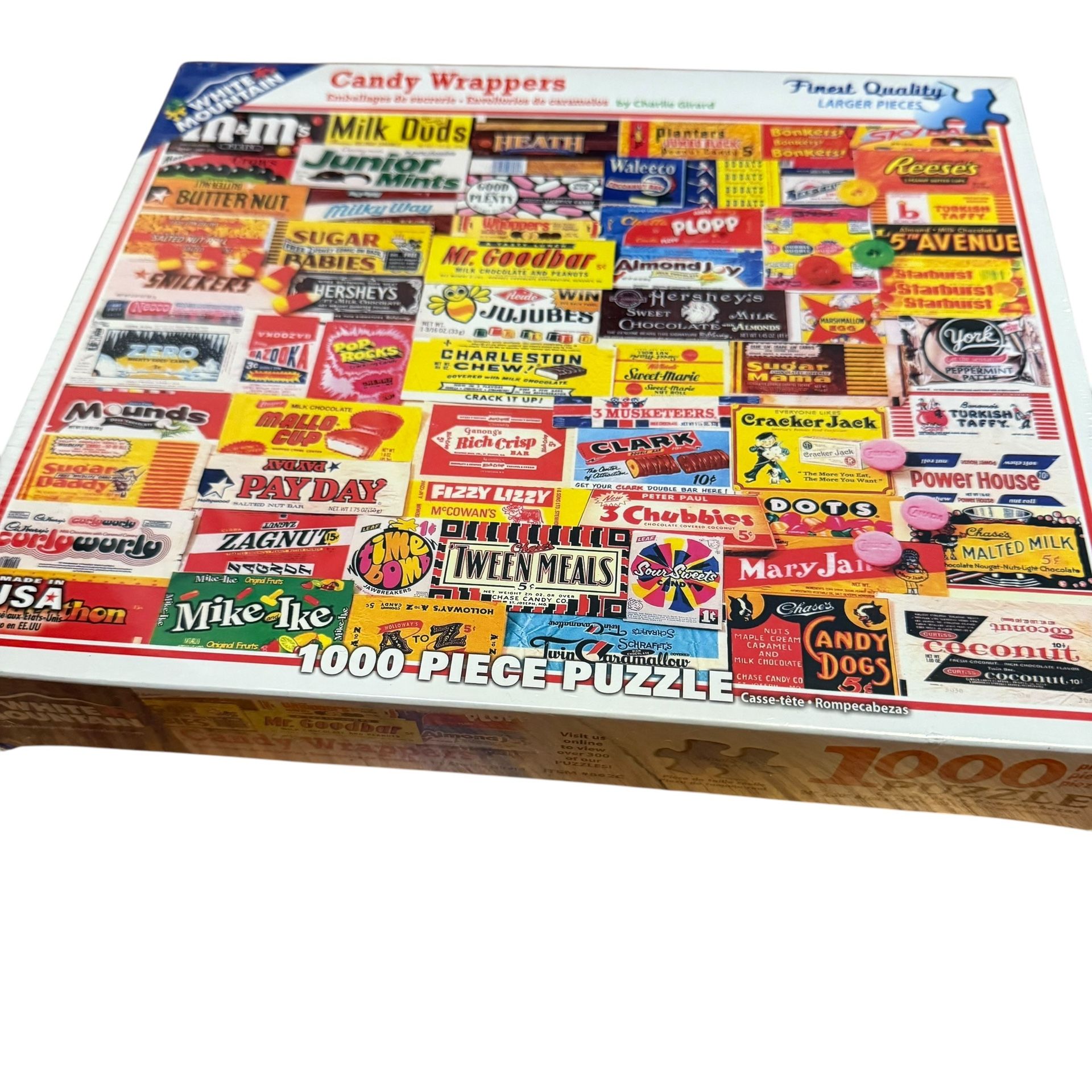 Jigsaw Puzzle 1000 Pieces Candy Wrappers 