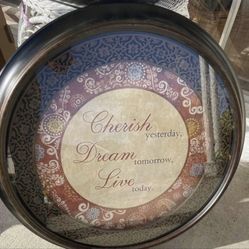 Inspirational Wall Decor Round 