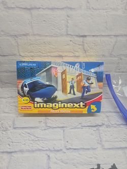 Shelf Wear Fisher Price Imaginext Police Station 2002 Ages 4-10 Mattel Complete