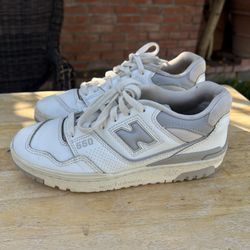 New Balance 550 White Grey - Size: 7.5W