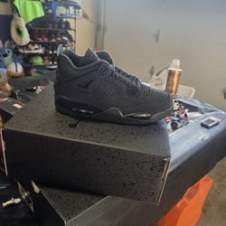 Jordan 4s Bkack CATS 