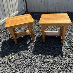 SET 2 DECOR SIDE TABLES VERY GOOD CONDITION 
