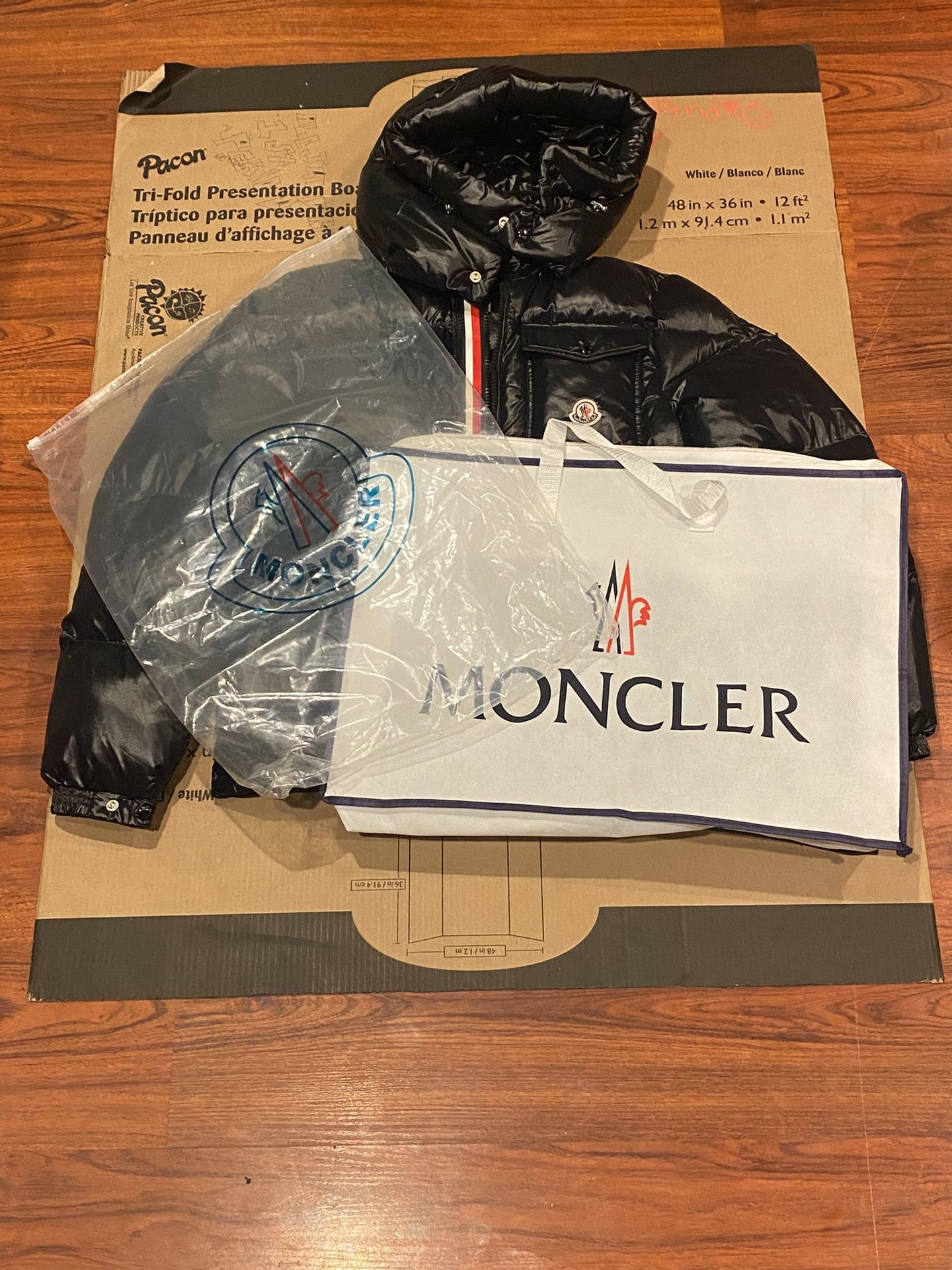 Moncler Black Large Puffer Jacket