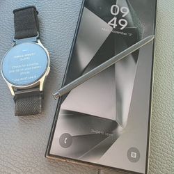 Samsung Galaxy S24 Ultra With Galaxy H7 Watch 