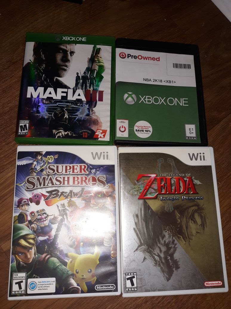 Wii & xbox one games