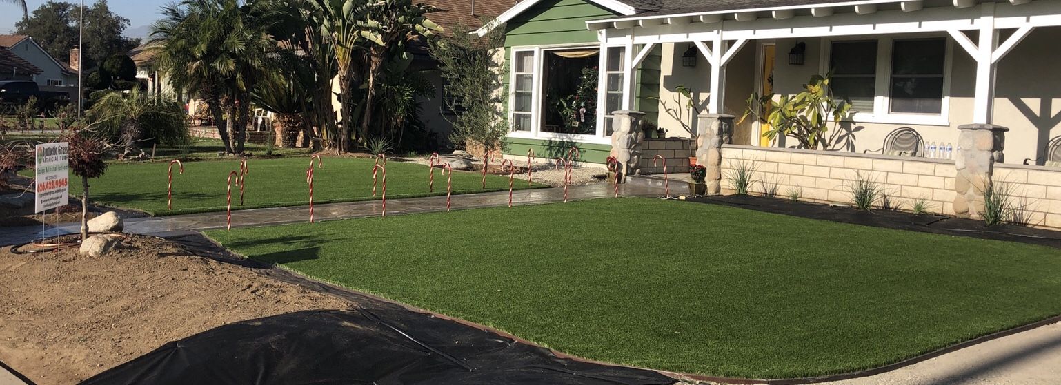 Artificial turf installation