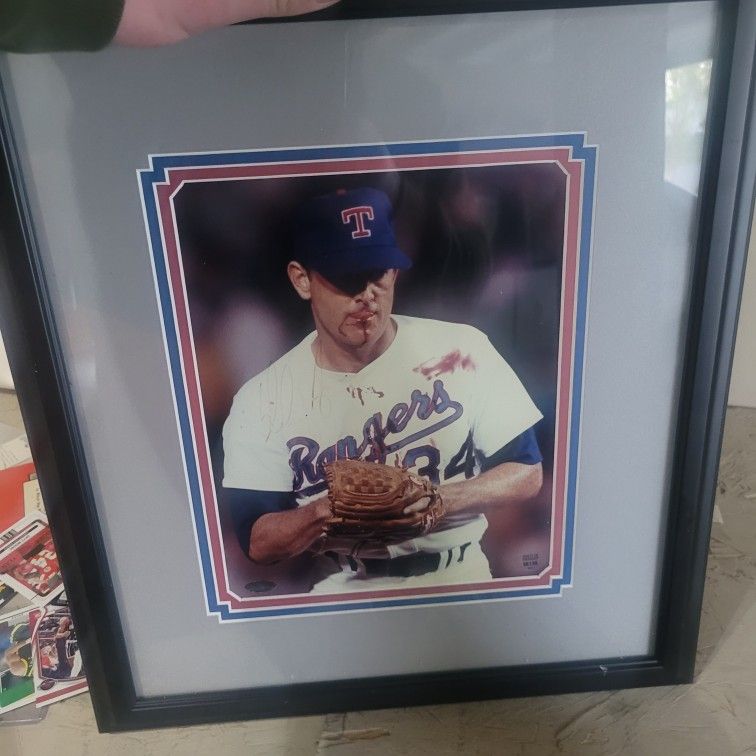 Nolan Ryan Autographed Picture With COA