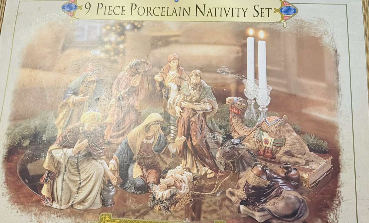 Porcelain Nativity Set 