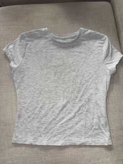 Gray Baby Tee