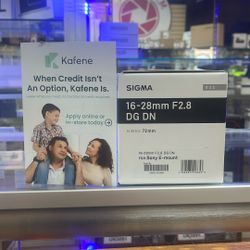 Sigma 16-28mm F2.8 For Sony 