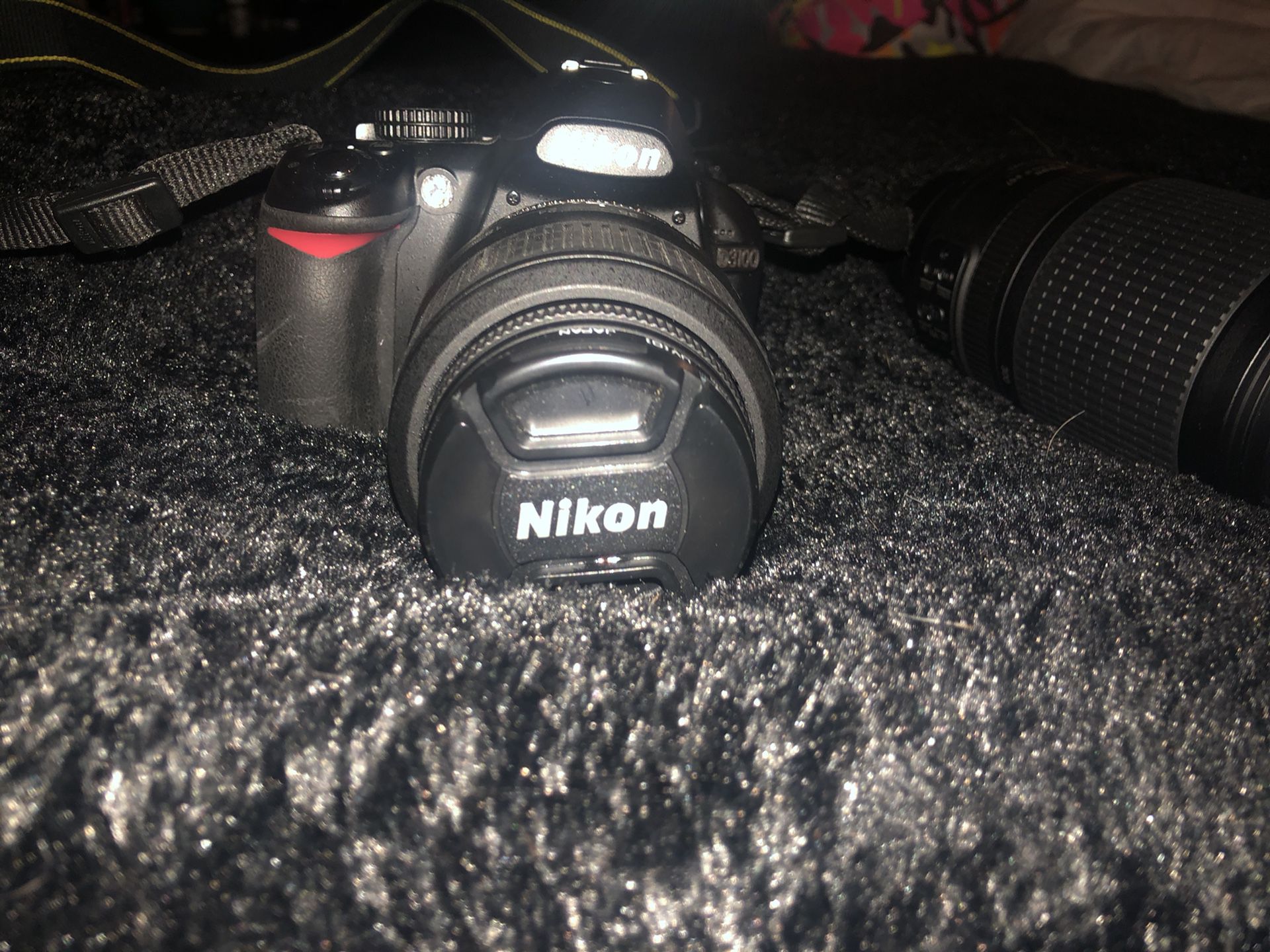 Nikon Camera with 55mm and 300mm lens