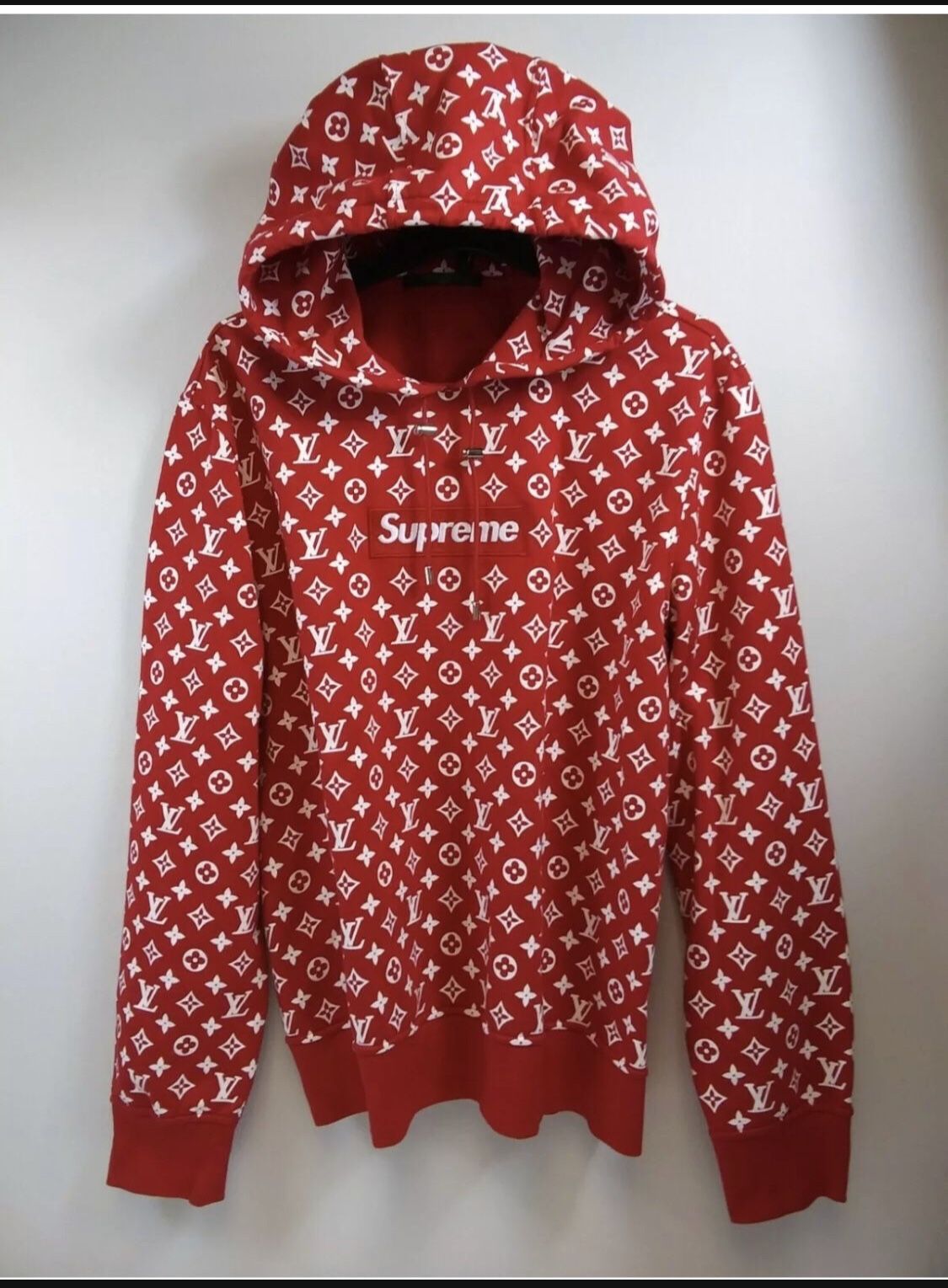 SUPREME x L V  BOX LOGO HOODIE COLLAB SIZE XL