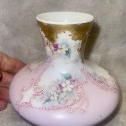 Vintage hand painted floral small vase. Good price!!