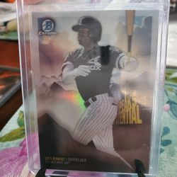 Luis Robert 2018 Bowman Chrome Peaks Potential Baseball Card 