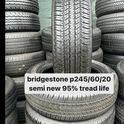 Set of four used 245/60R20$300