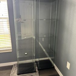 Glass Display Cases X4 