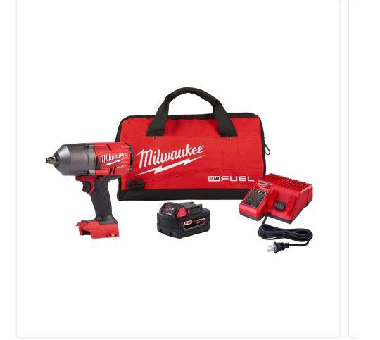 Milwaukee M18 FUEL 1/2 in. Cordless Brushless Impact Wrench Kit (Battery & Charger)Brand New Tool 