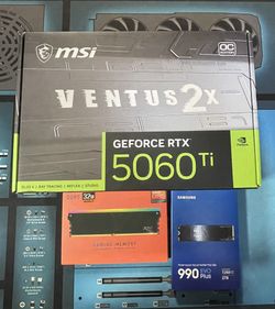 5060 Ti, 32 gb Ram, 2TB nvme.. make offer on PACKAGE, needs to go