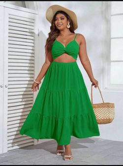 Xl Green Dress