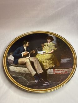 Norman Rockwell Plate – 1984 / Plato decorativo Rockwell
