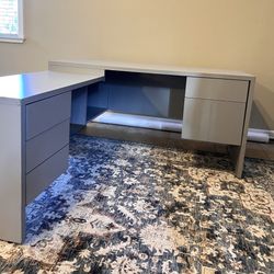 Light Grey Work Desk (L Shape)