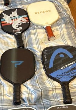Pickle ball paddles