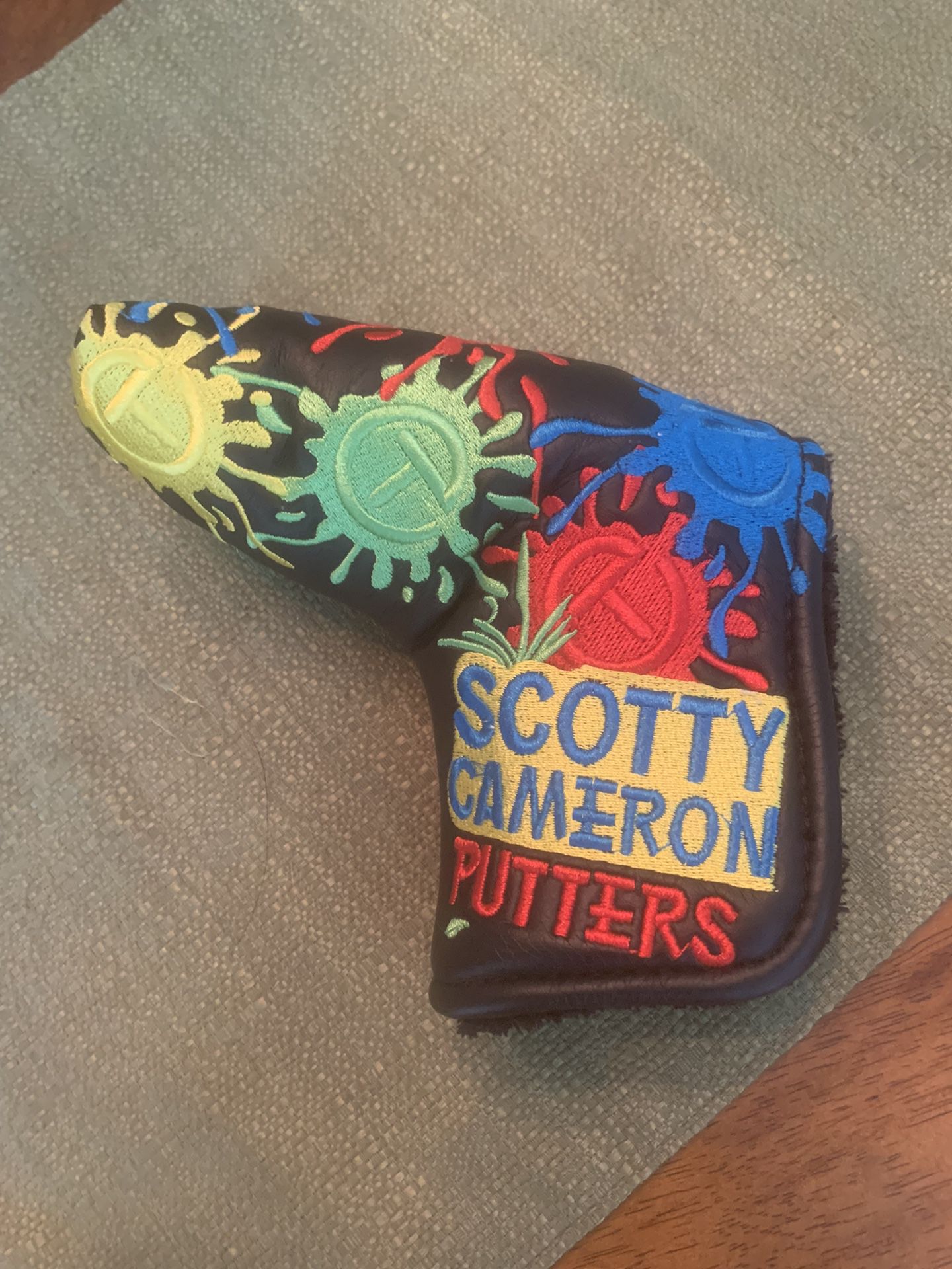 Scotty Cameron Tour Splatter Golf Putter Head Cover Rare