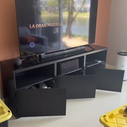 Ikea TV Stand Glass top