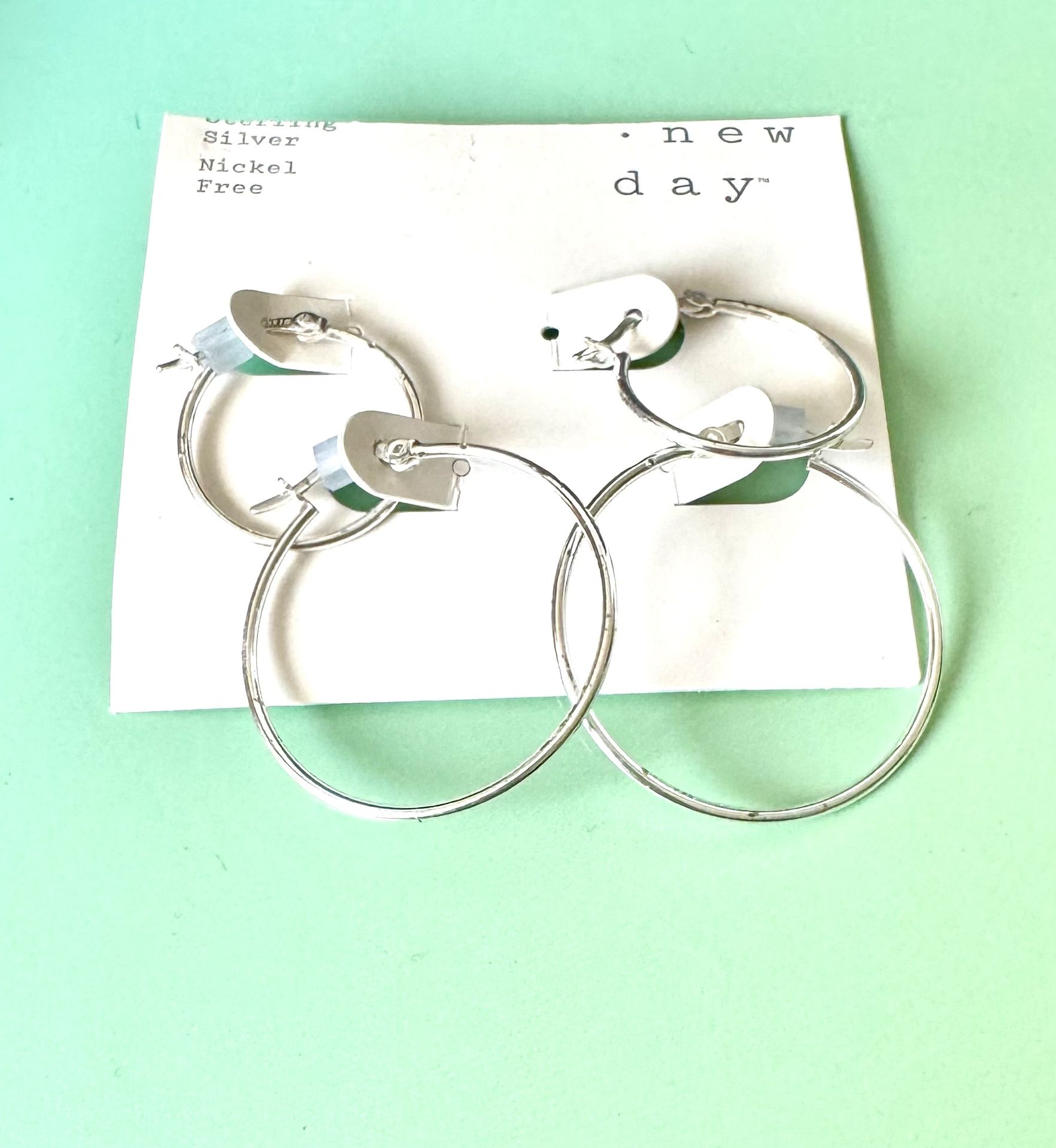 Sterling Silver Hoop Earrings