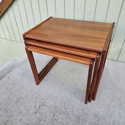 Teak Nesting Tables 