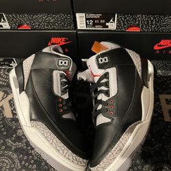 Jordan Retro 3 ‘Black Cement’ 2024