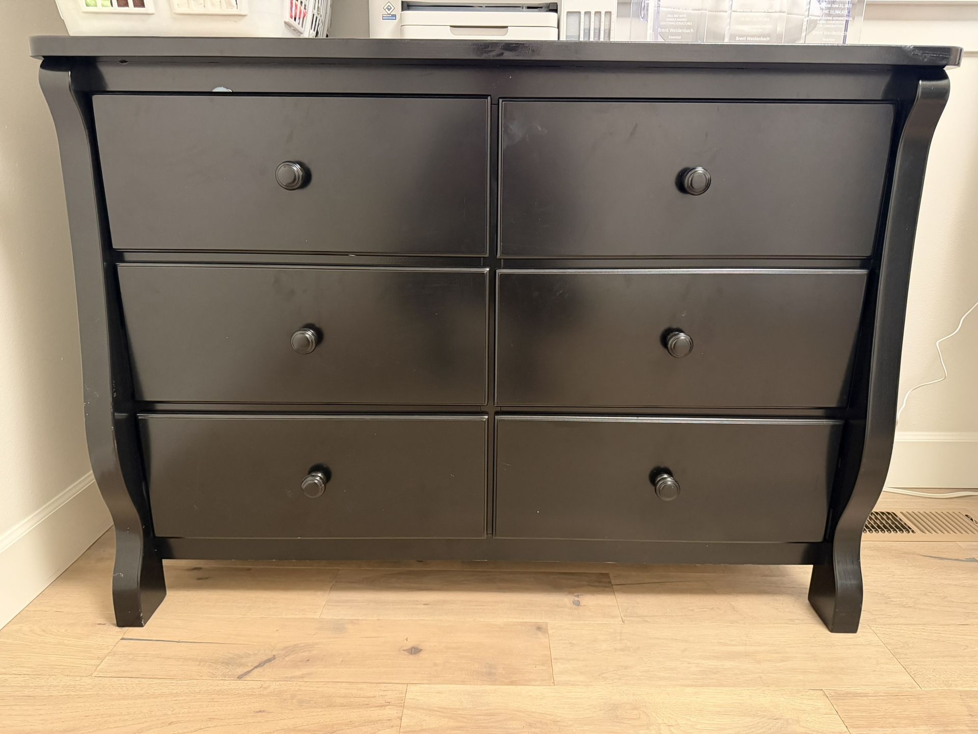 6 Drawer All Wood Dresser